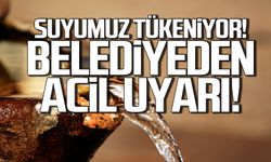 Suyumuz tükeniyor! Gökçebey Belediyesi'nden acil uyarı!