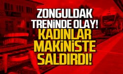 Zonguldak treninde olay! Kadınlar makiniste saldırdı!