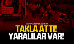 Alaplı yolunda kaza! Yaralılar var!