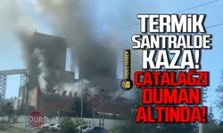 ÇATES'te kaza! Çatalağzı duman altında!