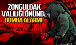 Zonguldak Valiliği önünde 'Bomba' alarmı!