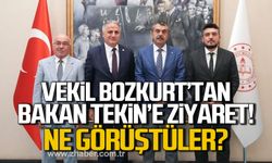 Vekil Bozkurt'tan Bakan Tekin'e ziyaret! Ne görüştüler?