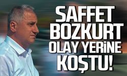 Saffet Bozkurt olay yerine koştu!