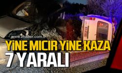 Bartın'da yine mıcır yine kaza! 7 yaralı!