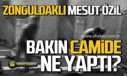 Zonguldaklı Mesut Özil cami temizledi!