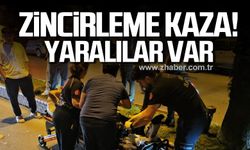 Kdz. Ereğli'de zincirleme kaza! Yaralılar var!