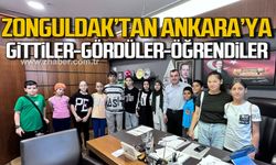 Öğrenciler Ankara'da! Hem gezdiler hem öğrendiler!