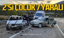 Karabük'te kaza! 2'si çocuk 7 yaralı!