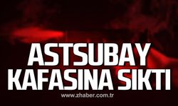 Karabük’te astsubay kafasına sıktı!