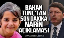 Adalet Bakanı Yılmaz Tunç'tan son dakika "Narin" açıklaması!