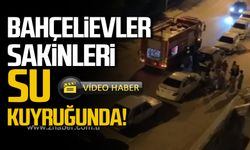 Bahçelievler sakinleri su kuyruğunda!