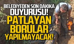 Belediye duyurdu! Su verilmeyecek!