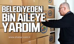 Kdz. Ereğli Belediyesi'nden bin aileye gıda yardımı!