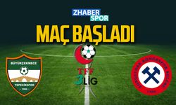 Zonguldak Kömürspor-Büyükçekmece Tepecikspor maçı başladı!