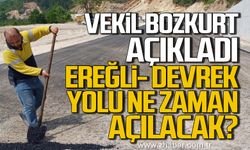 Vekil Bozkurt açıkladı! Ereğli- Devrek yolu ne zaman açılacak?