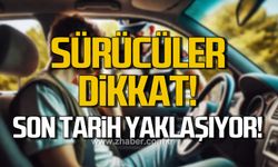 Ehliyet sahipleri için son gün 31 Aralık!