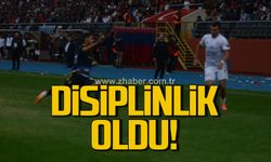 Elmas disiplinlik oldu!