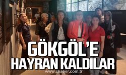 Gökgöl Mağarası’na hayran kaldılar!