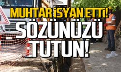 Muhtar isyan etti! "Doğalgaz sözü yerine getirilsin"