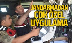 Jandarmadan özel bireylere çok özel uygulama!