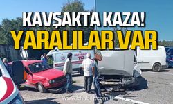 Çaycuma'da kaza! Yaralılar var!