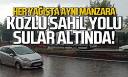 Zonguldak-Kozlu sahil yolu sular altında!