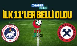 İstiklalspor ile Zonguldakspor maçının 11'leri belli oldu