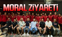 Zonguldak Kömürspor yönetiminden futbolculara moral ziyareti!