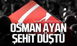 Piyade Binbaşı Osman Ayan şehit düştü!