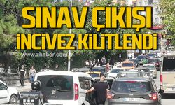 Sınav çıkışında İncivez'de trafik kilitlendi!