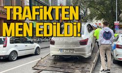 Zonguldak’ta otomobil trafikten men edildi!