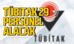 TÜBİTAK 29 personel alacak!