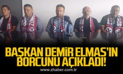 Harun Demir Zonguldak Kömürspor’un borcu açıkladı!