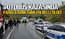 Otobüs kazasında yaralıların isimleri belli oldu!