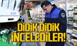 Zabıtalar marketleri denetledi!