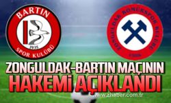 Zonguldak Kömürspor ile Bartınspor maçının hakemi açıklandı!