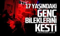 Kdz. Ereğli’de 17 yaşındaki genç bileklerini kesti!