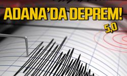 Adana'da 5,0 şiddetinde deprem