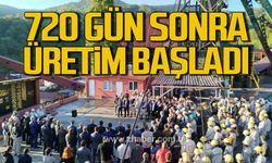 43 işçinin öldüğü Amasra´da 720 gün sonra üretim başladı