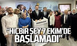 Çağlayan; "Hiçbir şey 7 Ekim’de başlamadı!"