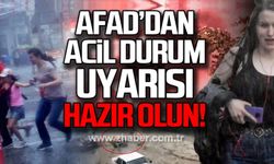 AFAD'dan Zonguldak için 'ACİL DURUM' uyarısı!