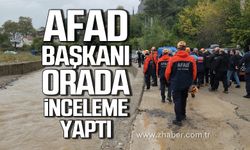 AFAD Başkanı Memiş, Ilıksu'da