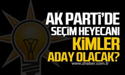 Ak Parti'de seçim heyecanı! Kimler aday olacak?