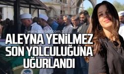 BEUN öğrencisi Aleyna son yolculuğuna uğurlandı