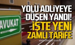 Avukatlık ücretlerine zam! İşte yeni tarife!