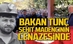 Bakan Tunç şehit madencinin cenazesine katıldı