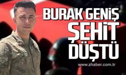 Piyade Uzman Çavuş Burak Geniş şehit düştü!