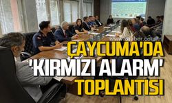 Çaycuma'da acil toplantı yapıldı