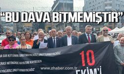 10 Ekim Ankara Garı Katliamı anıldı! "Bu dava bizler için bitmemiştir"