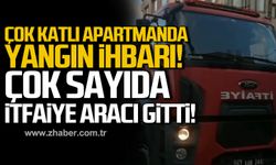 İncivez'de çok katlı apartmanda yangın ihbarı! Çok sayıda itfaiye aracı gitti!